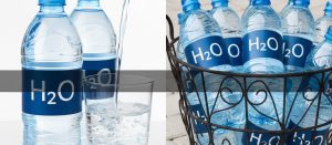 água personalizada para casamento